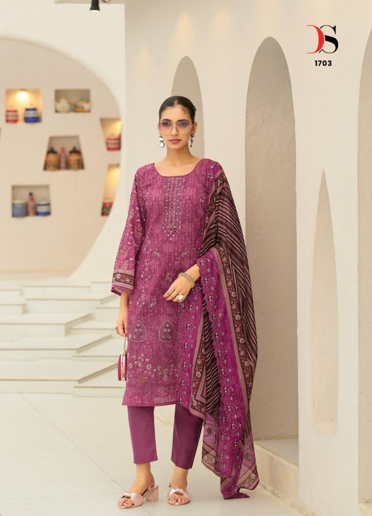 Deepsy Bin Saeed 17 Nx Embroidery Work Pakistani Suits