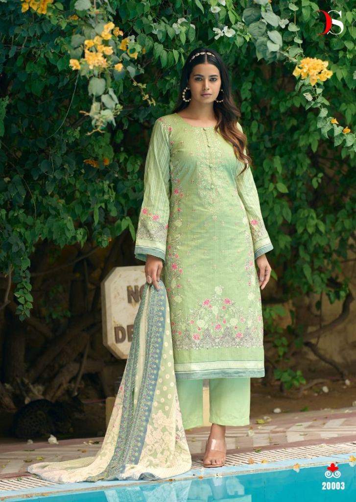 Deepsy Bin Saeed Lawn Collection vol 2 Designer Cotton Pakistani suits collection 