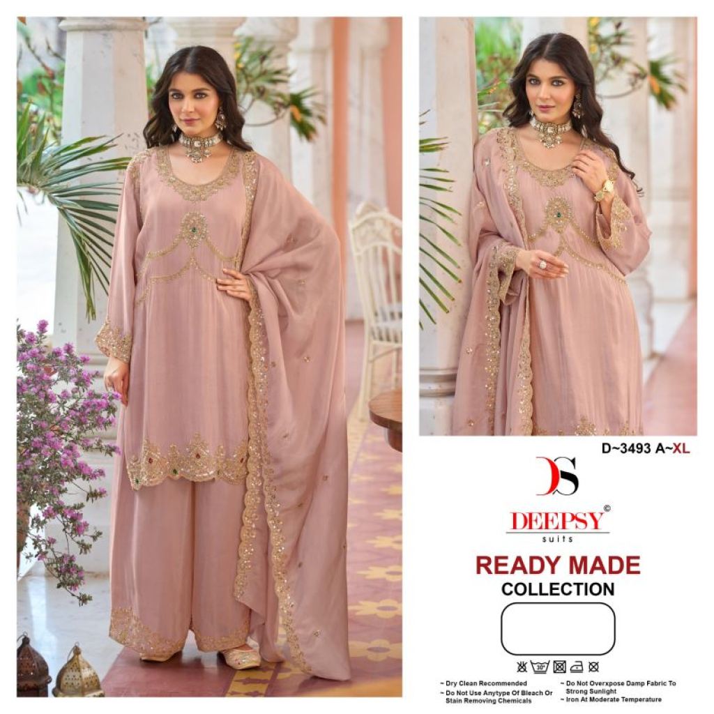 Deepsy D 3493 Festive Wear Beads Work Salwar Kameez