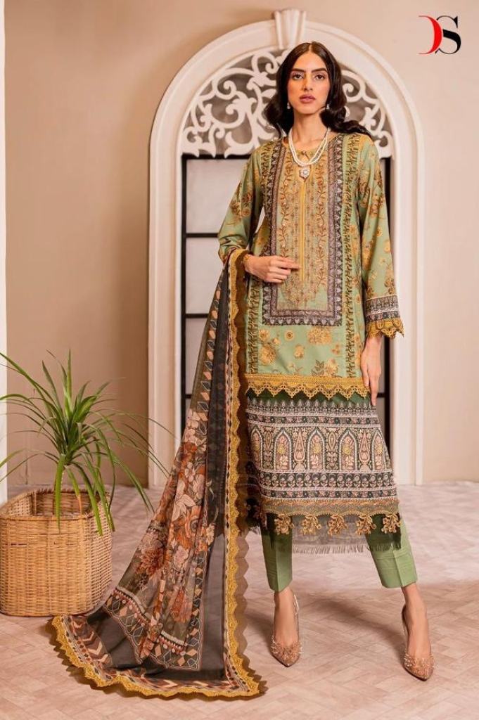 Deepsy Firdous Ayzal Wholesale Cotton Pakistani Suit Collection