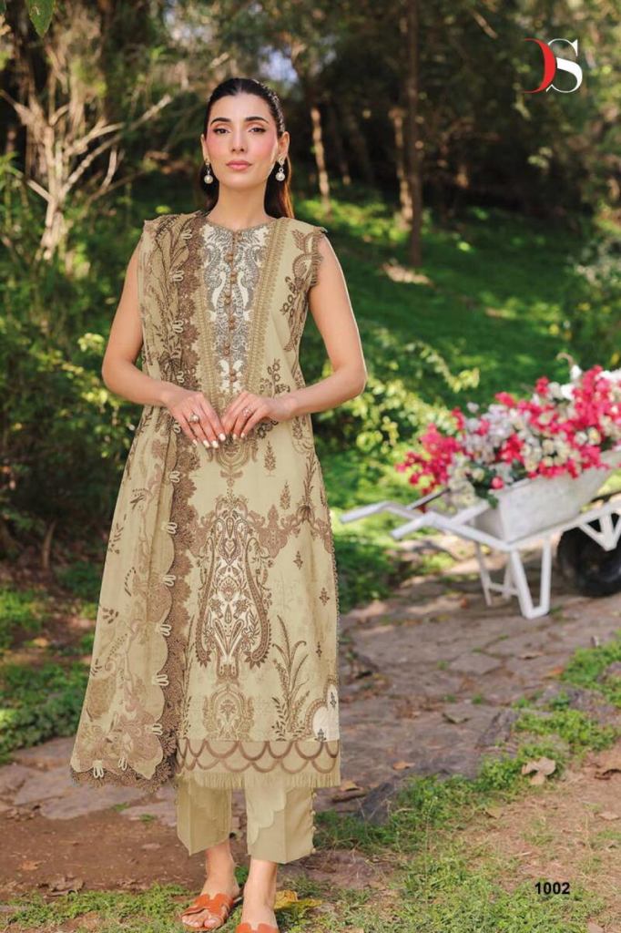 Deepsy Jade Bliss Lawn 25 Vol 2 Cotton Dupatta Pakistani Suits