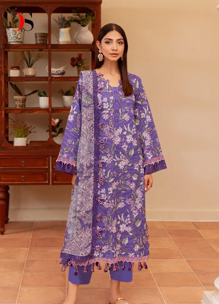 Deepsy Jade Flora Vol 3 Cotton Dupatta Pakistani Suits