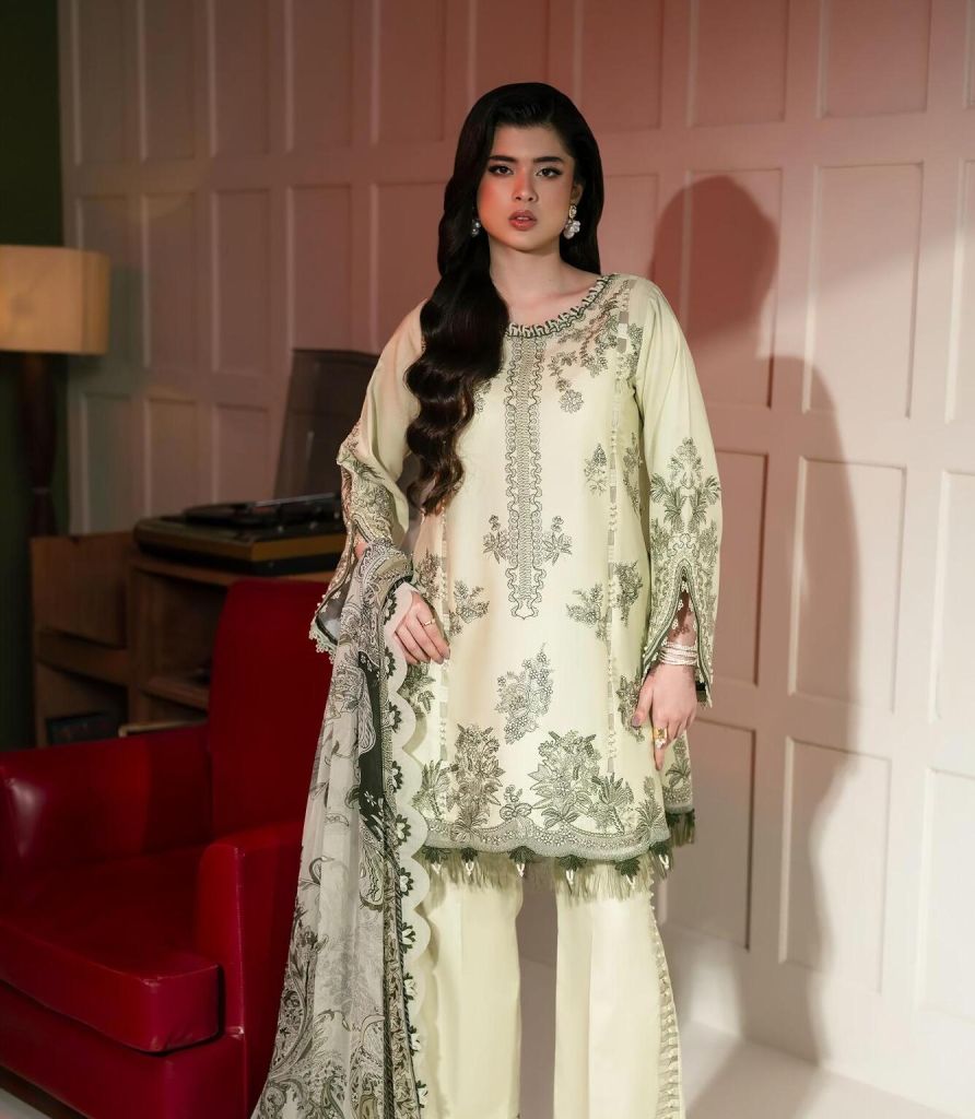 Deepsy Jade Le Premier Chiffon Dupatta Embroidered Salwar Kameez