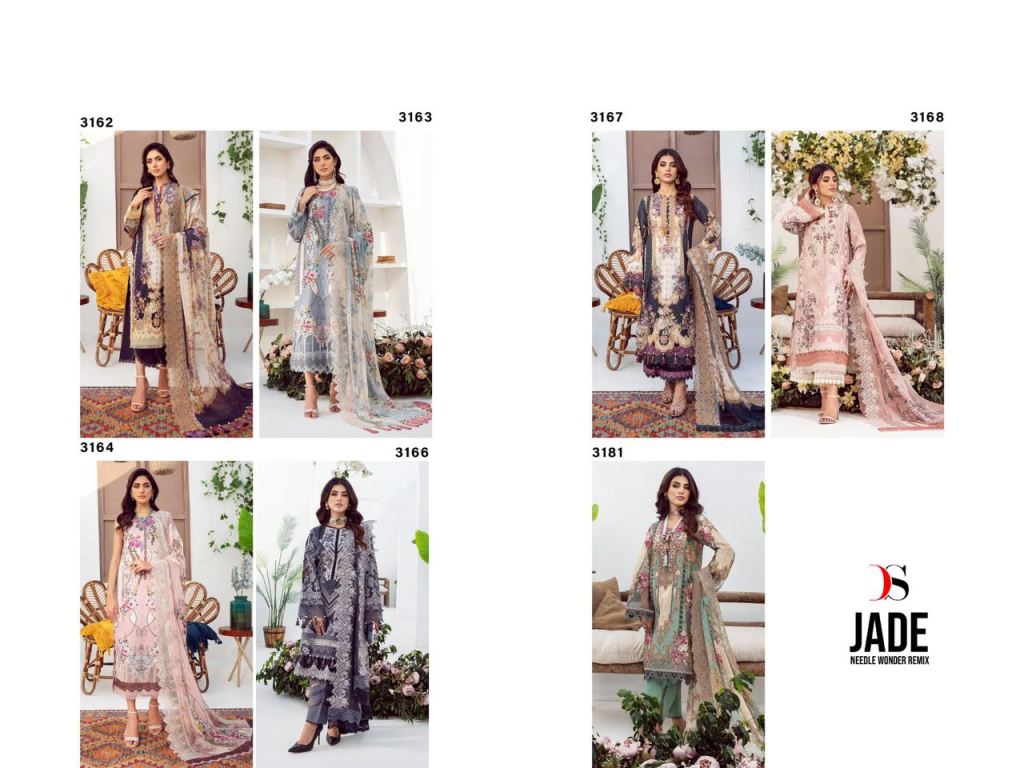 Buy Deepsy Jade Needle Wonder Remix Cotton Pakistani Suits collection