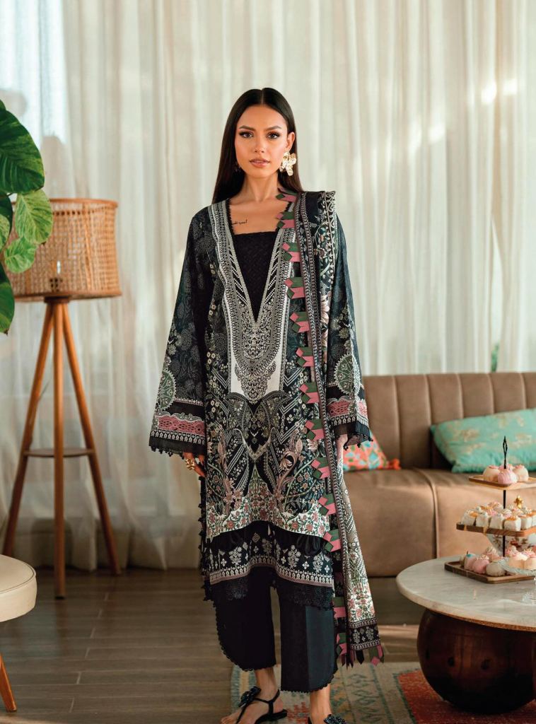 Deepsy Jade Urban Lawn Vol 7 Chiffon Dupatta Salwar Kameez