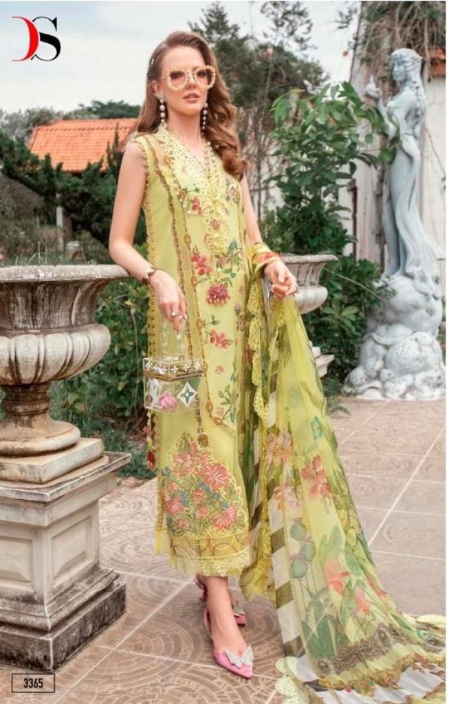 Deepsy M Print 23 Vol 4 Nx Cotton Embroidery Pakistani Suit Collection