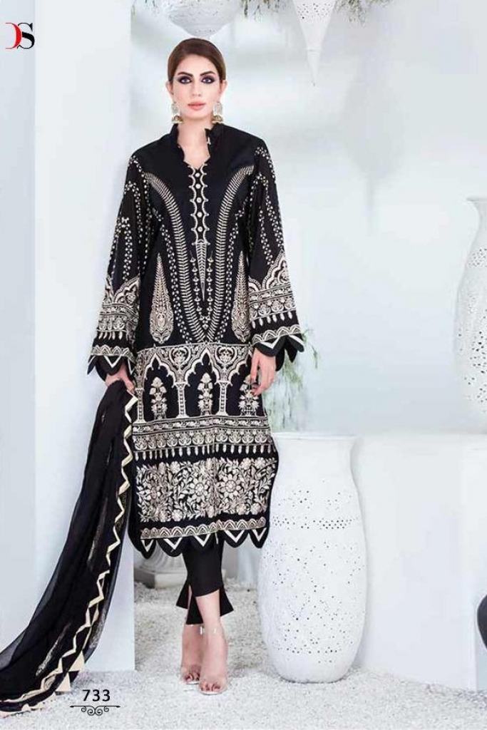 Deepsy  Maria B Black Beauty Pakistani suits wholesale catalog