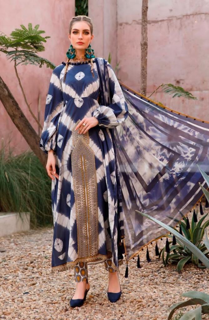 Deepsy Maria B M Prints Spring Summer vol 23 Cotton Dupatta Pakistani Suits