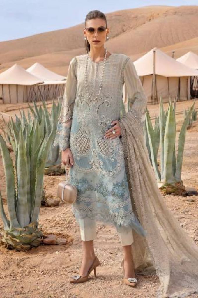 Deepsy Maria B Premium Embroidered 25 Pakistani Suit