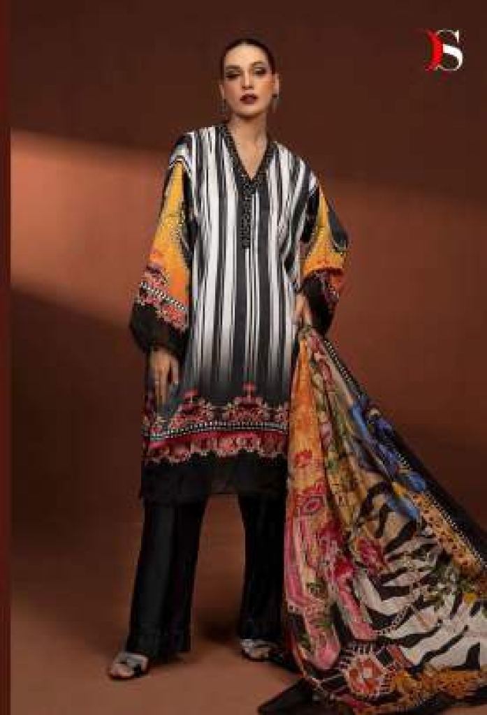 Deepsy Mariab Silk Pakistani Suit