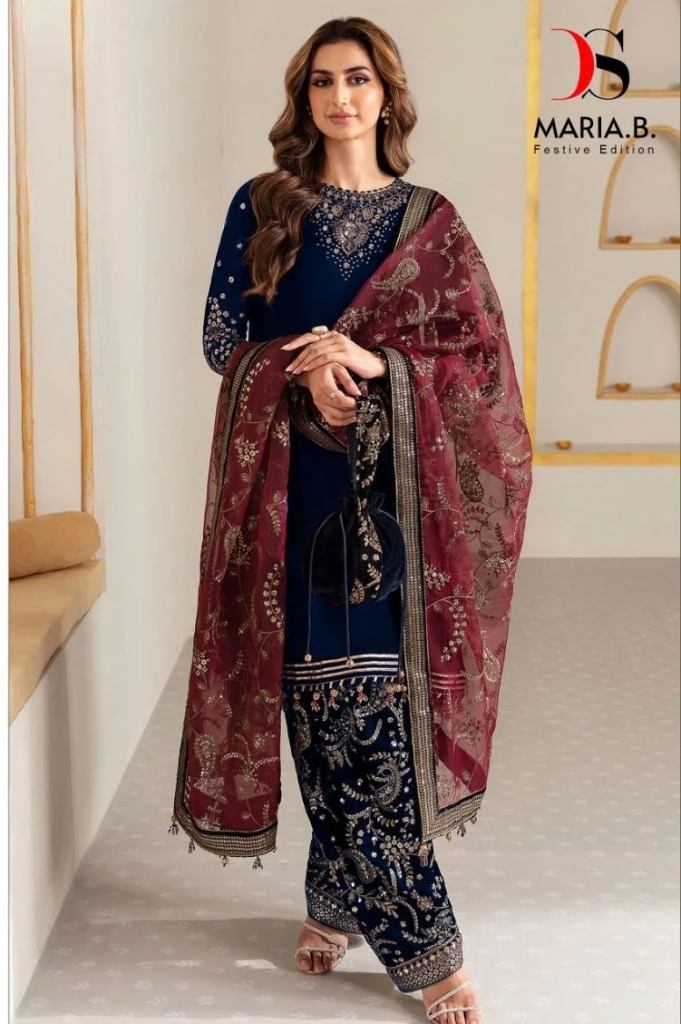 Deepsy Mariya B Velvet 3284 Hit Designer Salwar Suits