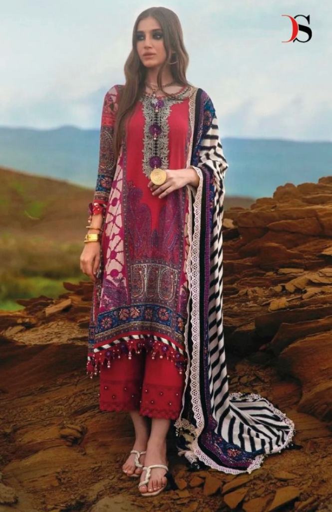 Deepsy Muzlin 22 Vol 3 Cotton Embroidery Pakistani Salwar Kameez