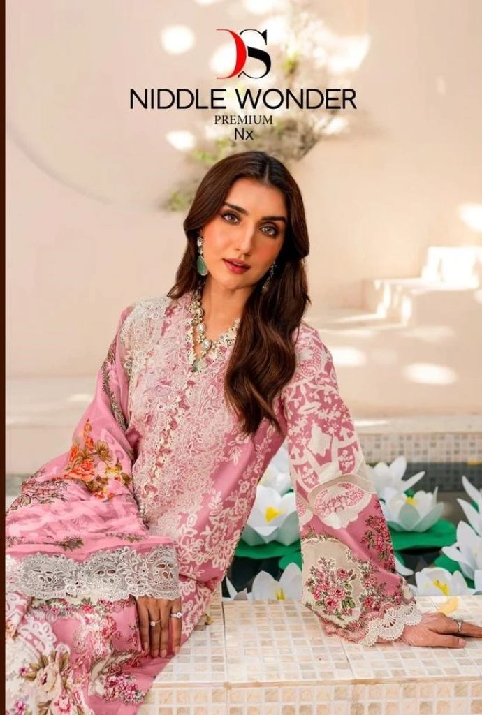 Deepsy Niddle Wonder Premium Nx Cotton Dupatta Pakistani Suits