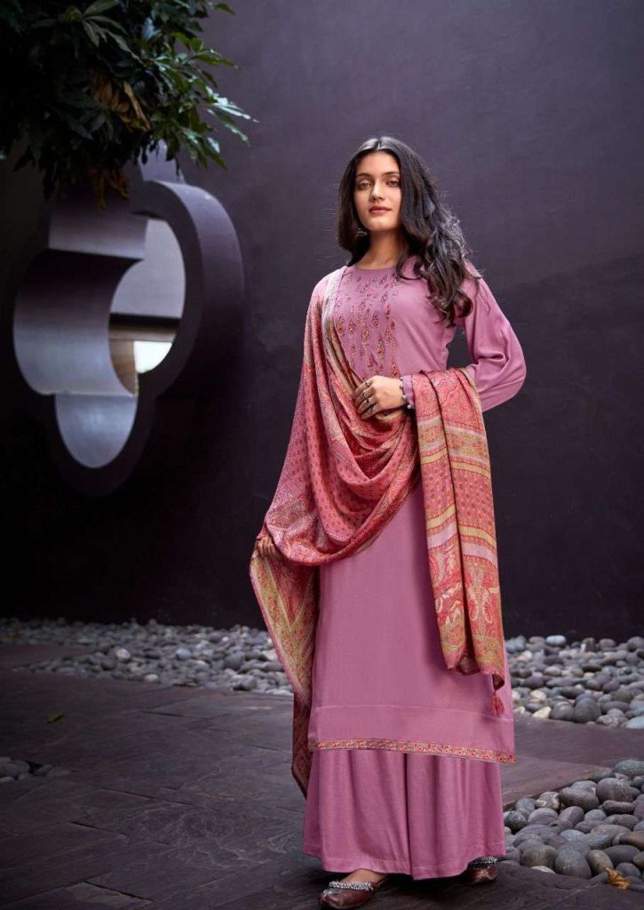 Deepsy  Paisley Viscose Pashmina With Embroidery Work Dress Material Catalog 