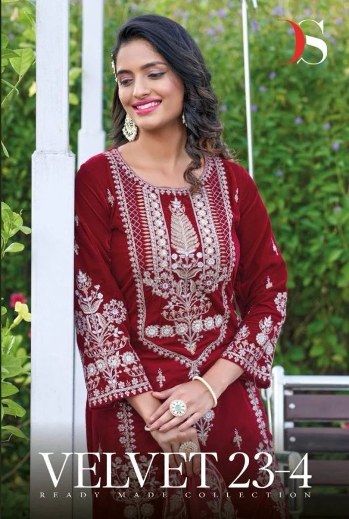 Deepsy Velvet 23 Vol 4 Velvet Pakistani Salwar Kameez