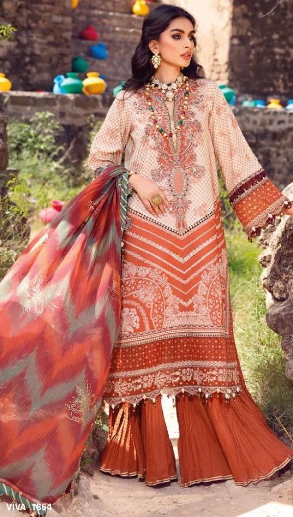 Deepsy Viva Anaya  cotton printed Pakistani suits 