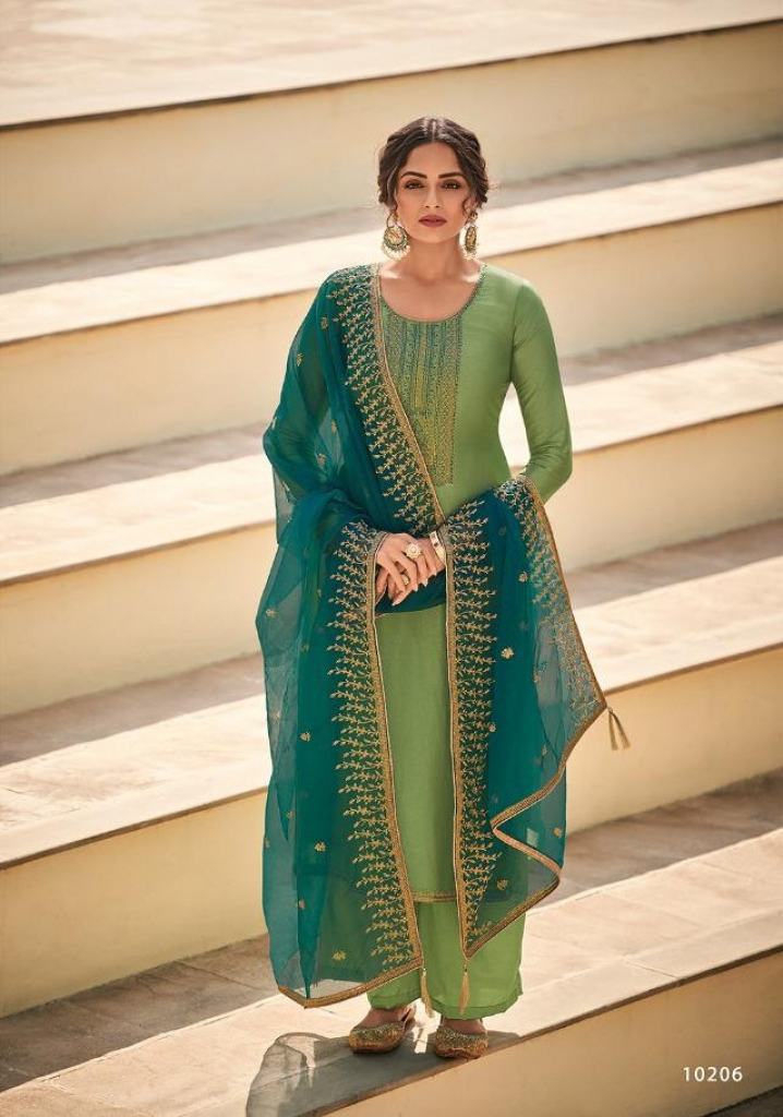 Deepsy presents  Adriti Designer Festive Wear Dress Material