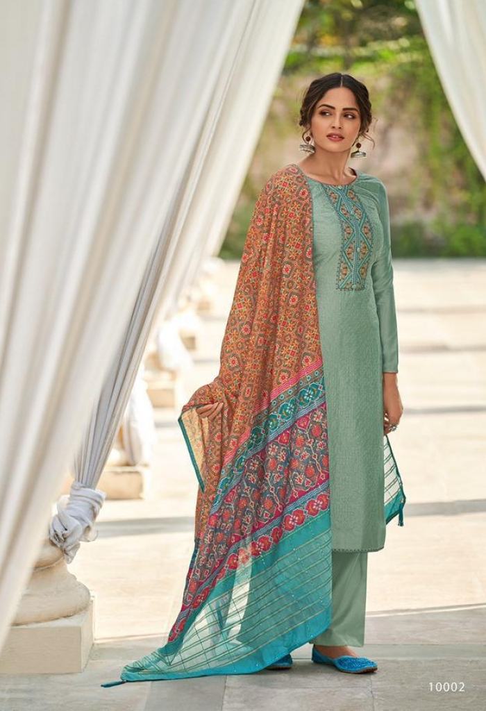 Deepsy  presents Alankrita  Designer Silk Heavy Dress Material