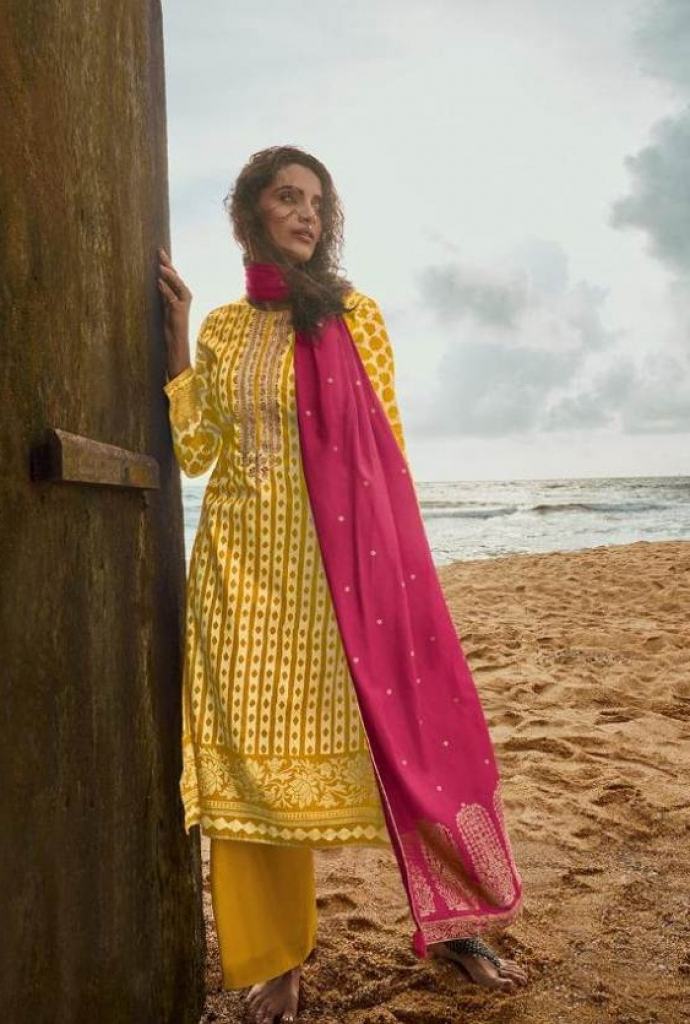 Deepsy  presents Mahira Designer Dress Material Collection