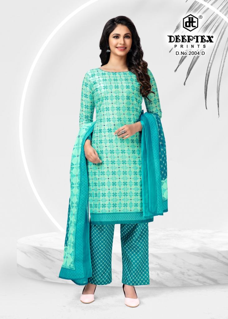 Deeptex 4 Colour vol 2 cotton printed Regular Wear Cotton Dress Material collection