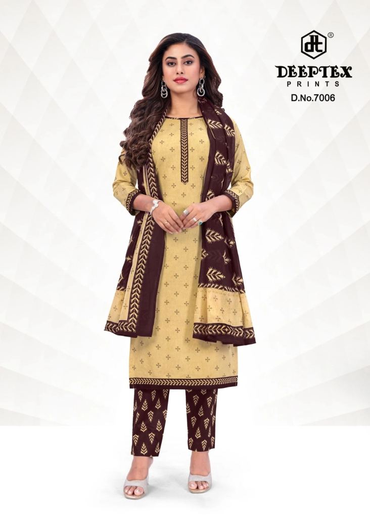 Deeptex Aaliza Vol 7 Cotton Dress Material