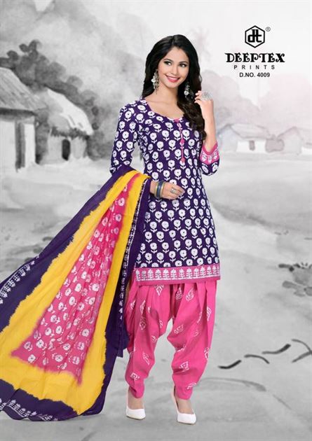 Batik Plus 4 Deeptex Dress Materials Set