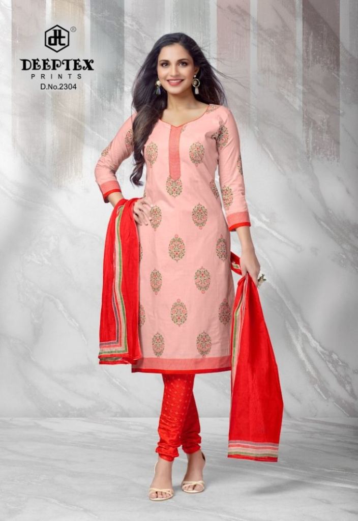 Deeptex Chief Guest Vol 23 Catalog Festive Wear Cotton Printed Dress Materials 