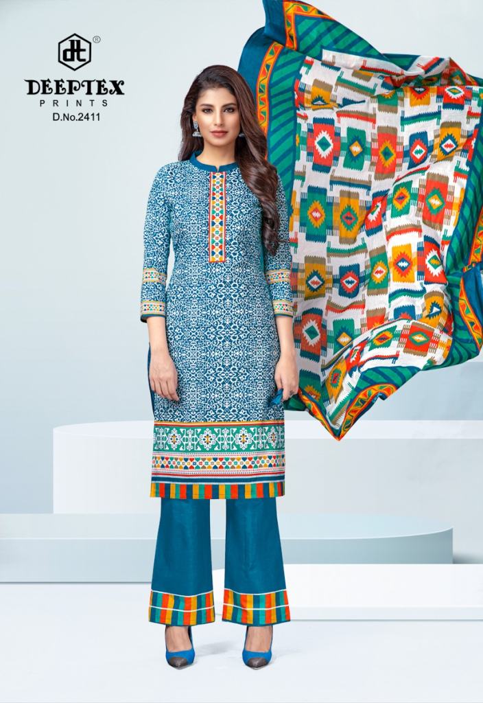 Deeptex Chief Guest  vol 24 Printed Cotton Dress Material