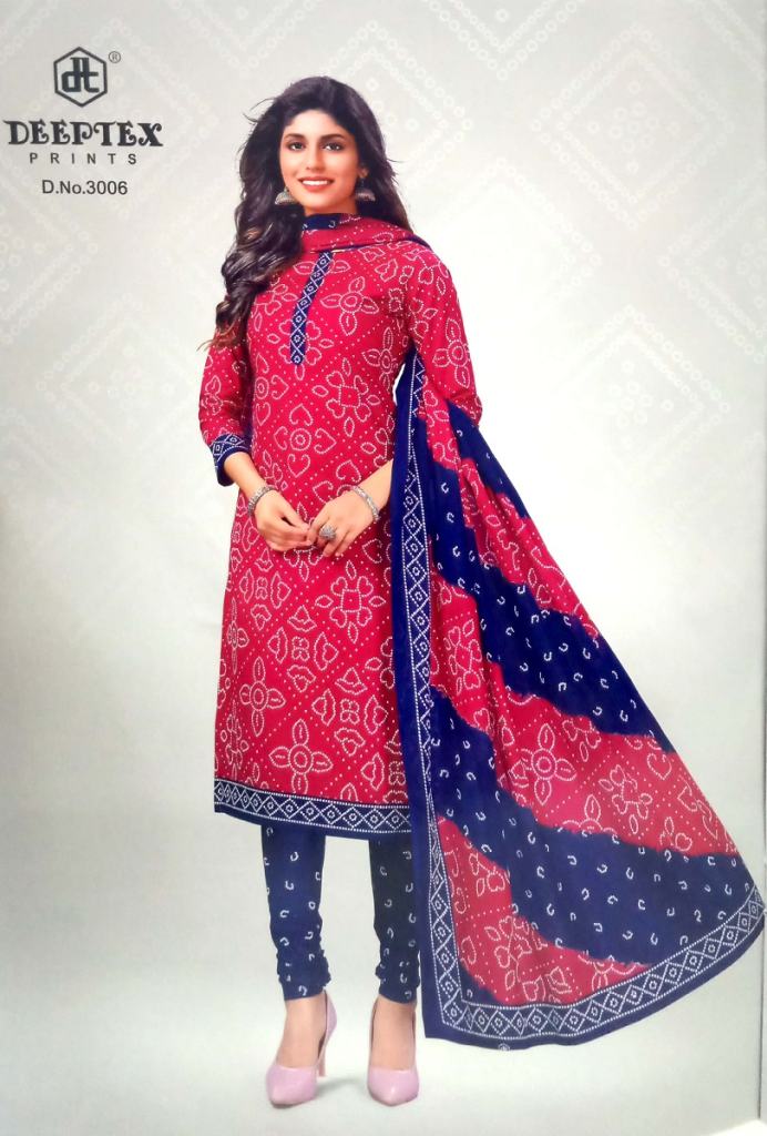 Deeptex Classic Chunaris Vol 30 Regular Wear Bandhani Cotton Printed Dress Material