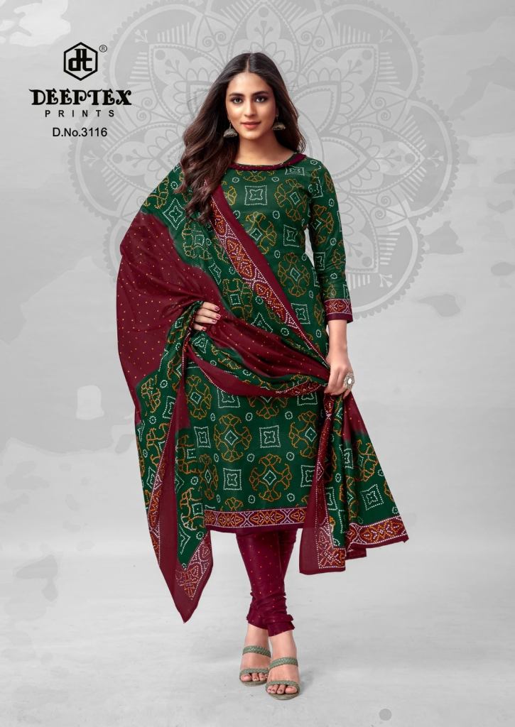 Deeptex Classic Chunaris Vol 31 Bandhani Cotton Dress Material