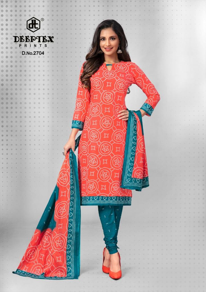 Deeptex Classic Chunaris  vol 27 Printed Cotton Dreess Material