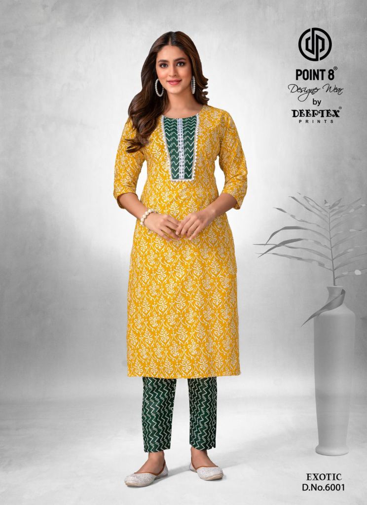 Deeptex Exotic Vol 6 Cotton Kurti 