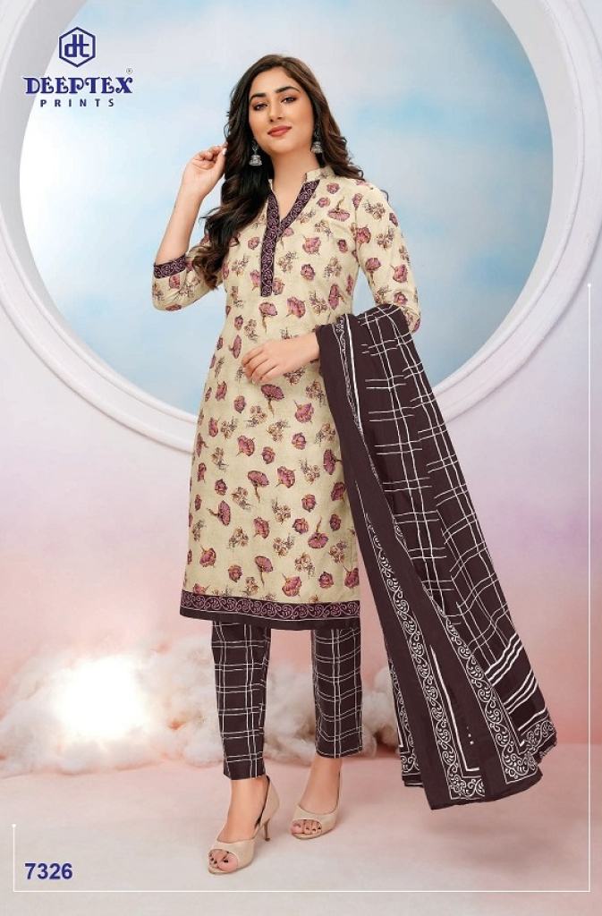 Deeptex Miss India  vol 73 Cotton Printed Dress Material