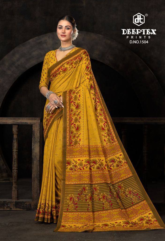 Deeptex Prime Time Vol 15 Printed Saree