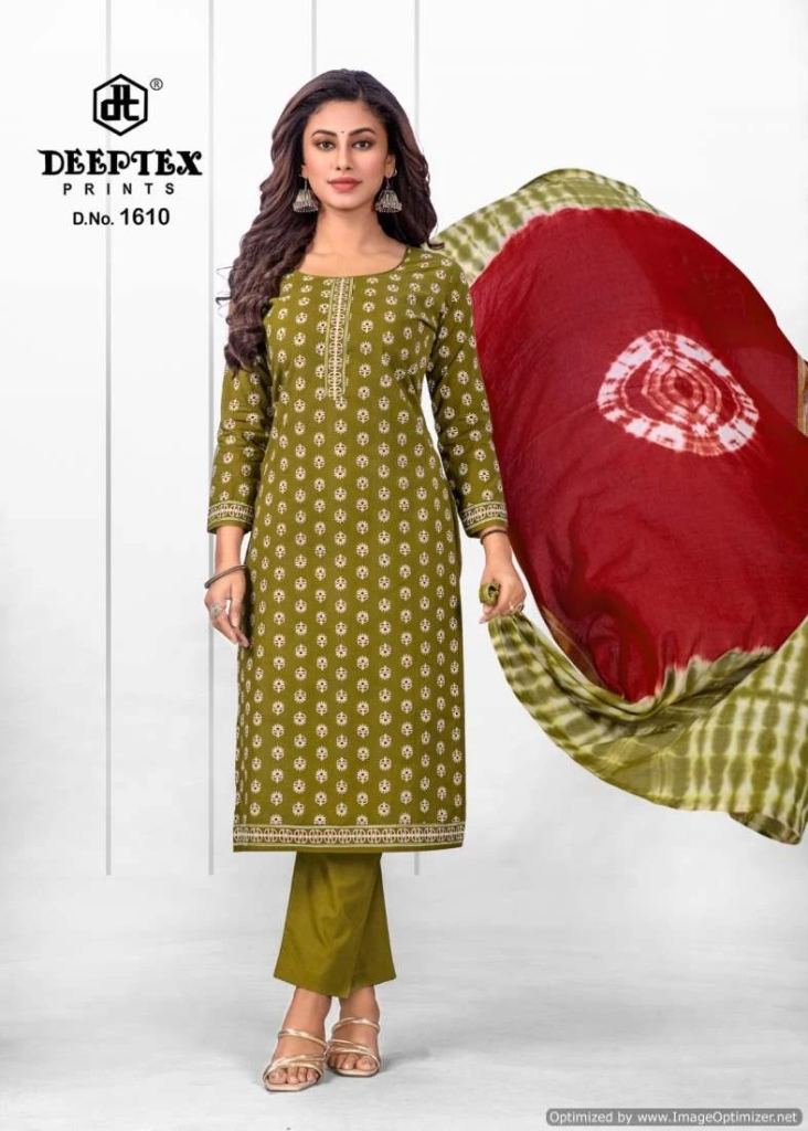 Deeptex Tradition Vol 16 Pure Cotton Printed Regular Wear Dress Material