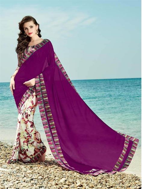 Shangrila-Della Printed Sarees catalog