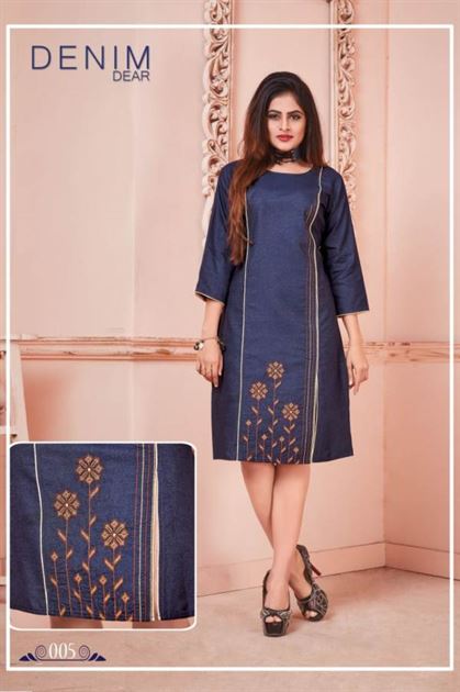 Denim Dear : Designer Kurtis