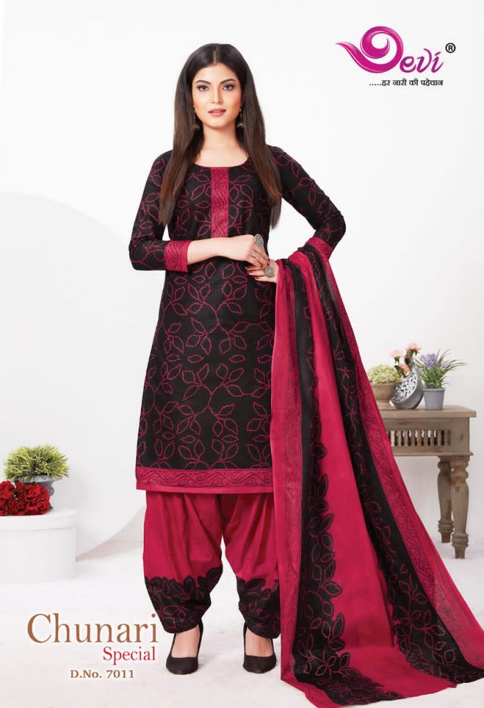  Devi Chunari Special Vol 7 Casual Wear Printed Dress Catalog 