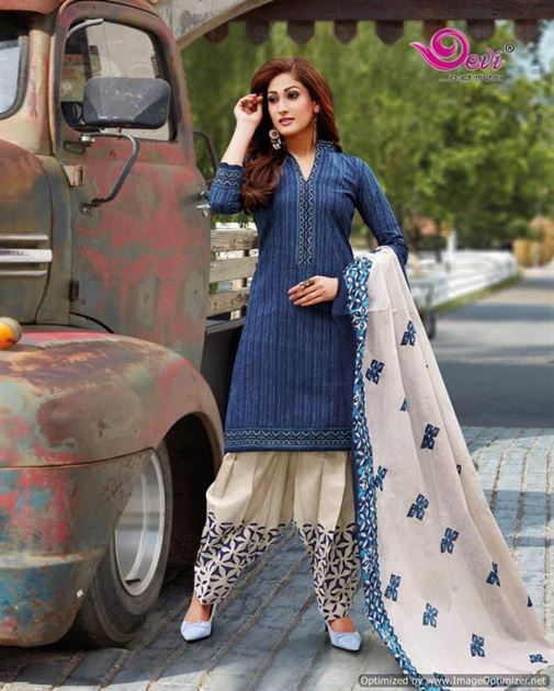 Manchali : Devi Dress Materials Catalogue