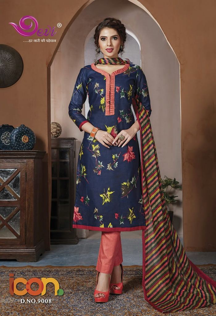 Devi Presents Icon VOL 9 Casual Wear Churidar Dress Materials