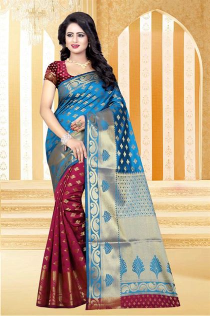 Banarasi silk sarees catalog manufacturer 