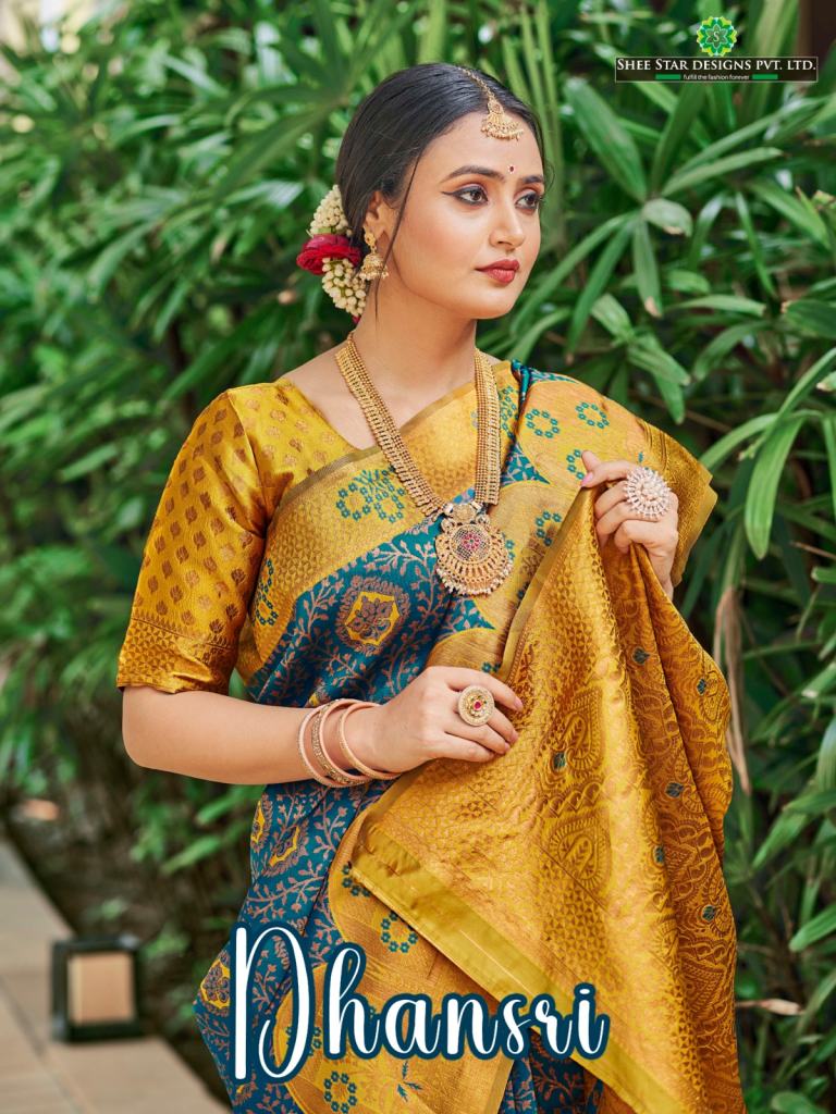 Dhansri Traditional Wear Banarasi Silk Sarees 