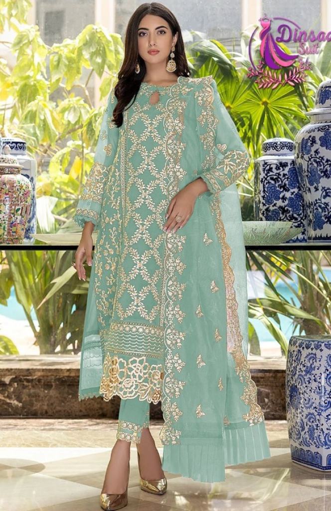 Dinsaa 147 Festive Wear Pakistani Salwar Kameez Collection