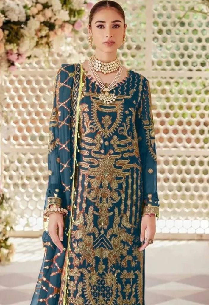 Dinsaa 234 Faux Georgette Pakistani Suits