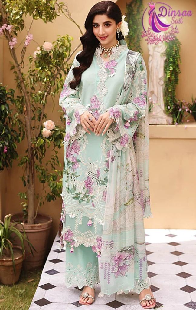 Dinsaa Elaf Summer Collection  vol 2 cotton Embriodery  Pakistani Salwar Suits Collection