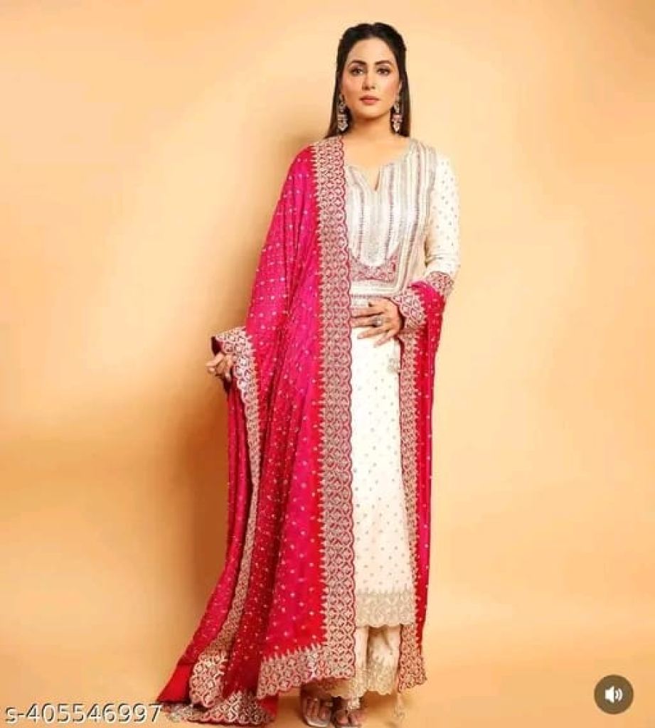 Disha White  Kurti