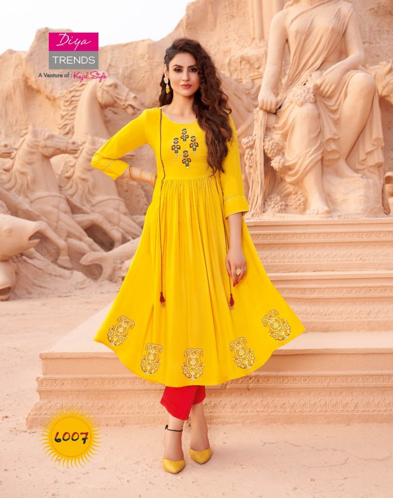 Diya Trends Ethnicity Vol 6 designer kurti Buy branded online wholesale shop