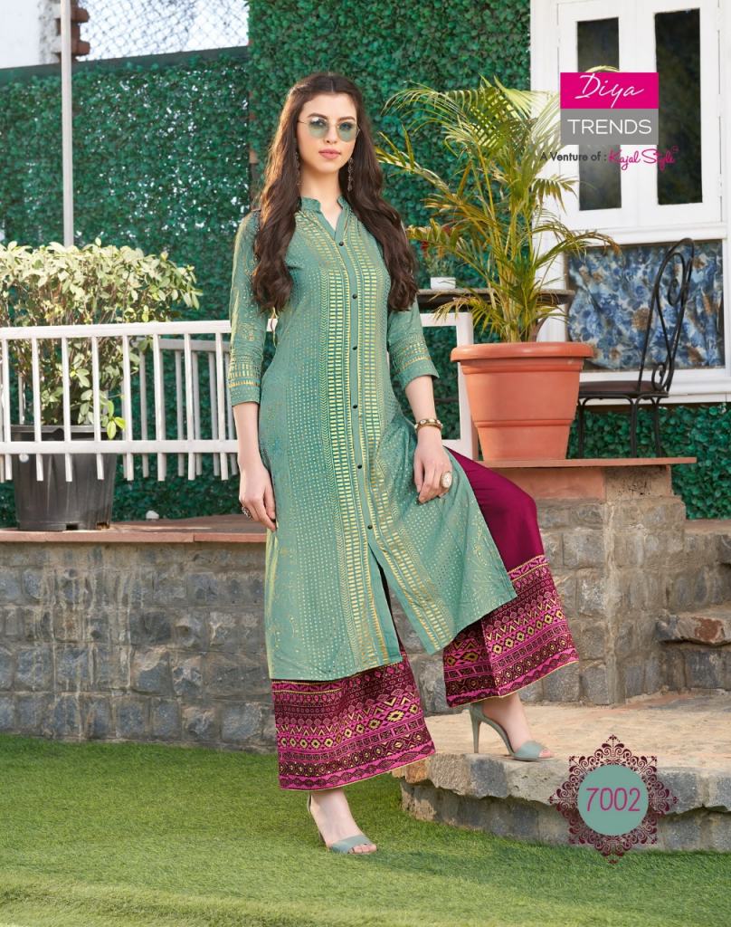 Diya trends  presents Biba  vol 7  Kurti With Bottom Collection