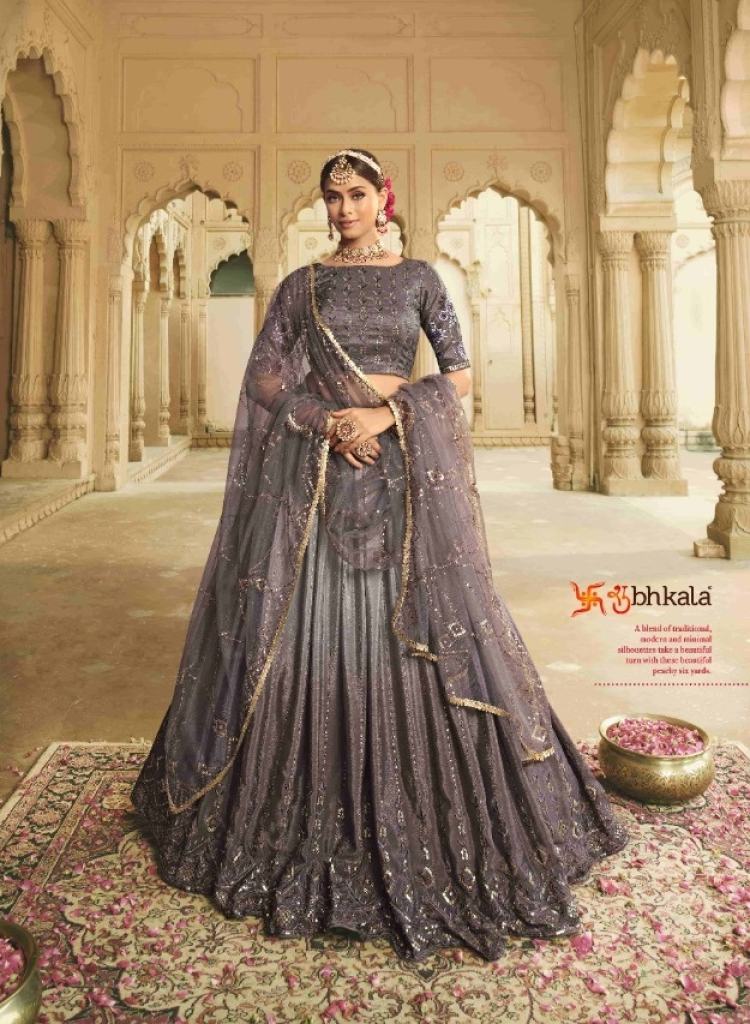 Dusty Designer Lehenga with Fancy Dupatta  and Blouse  collection 