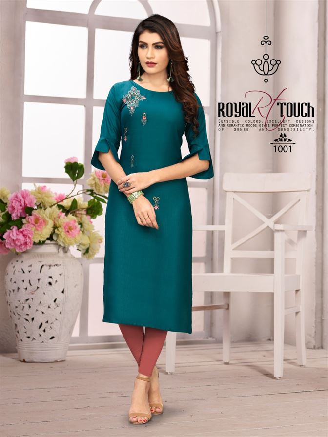 Enrich : banwery fashion causal wear kurtis catalogue